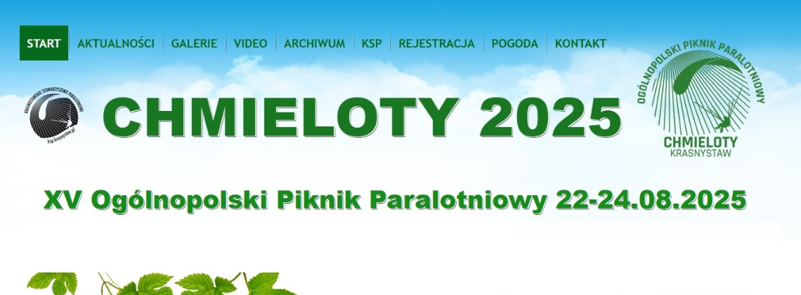 CHMIELOTY 2025 - Rejestracja tylko ON-LINE - cover