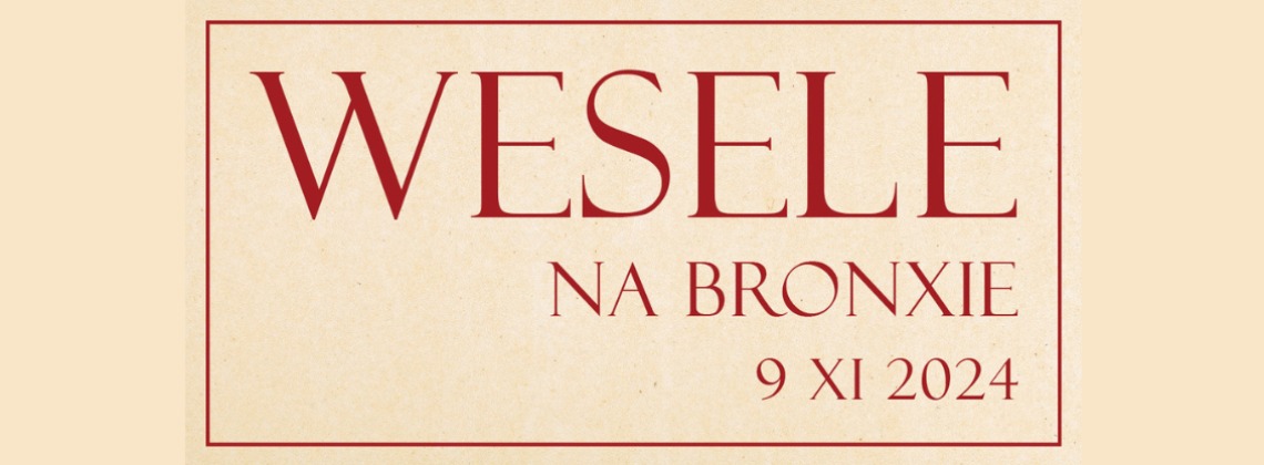 WESELE NA BRONXIE - cover