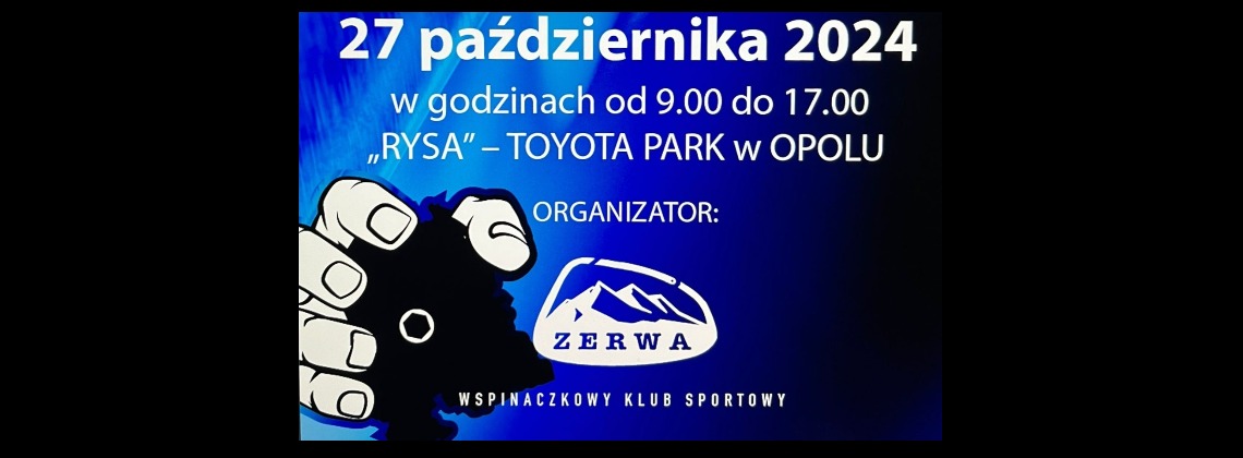 OTWARTE ZAWODY WE WSPINACZCE SPORTOWEJ - cover