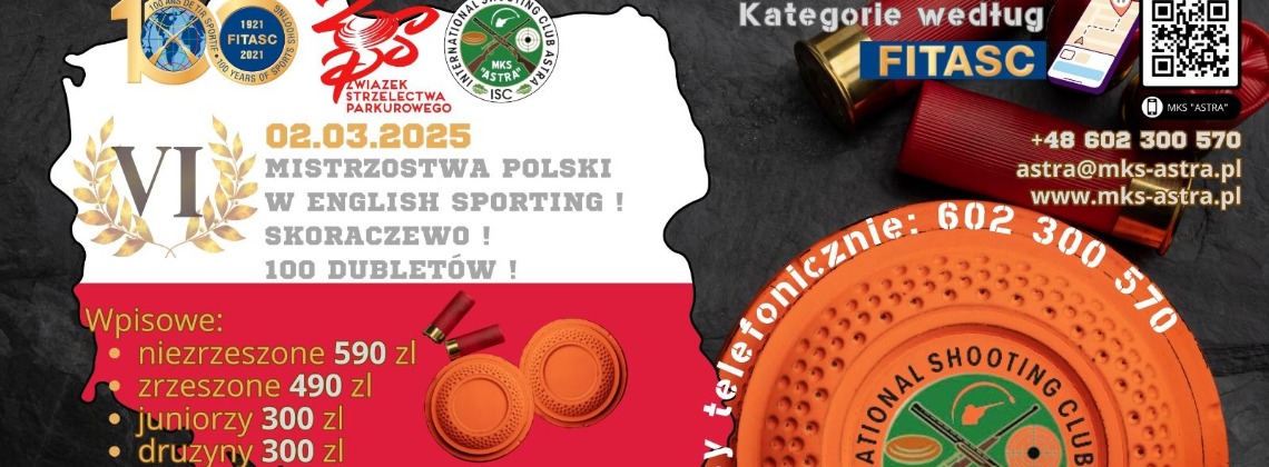 VI MISTRZOSTWA POLSKI W ENGLISH SPORTING 02.03.2025  - cover