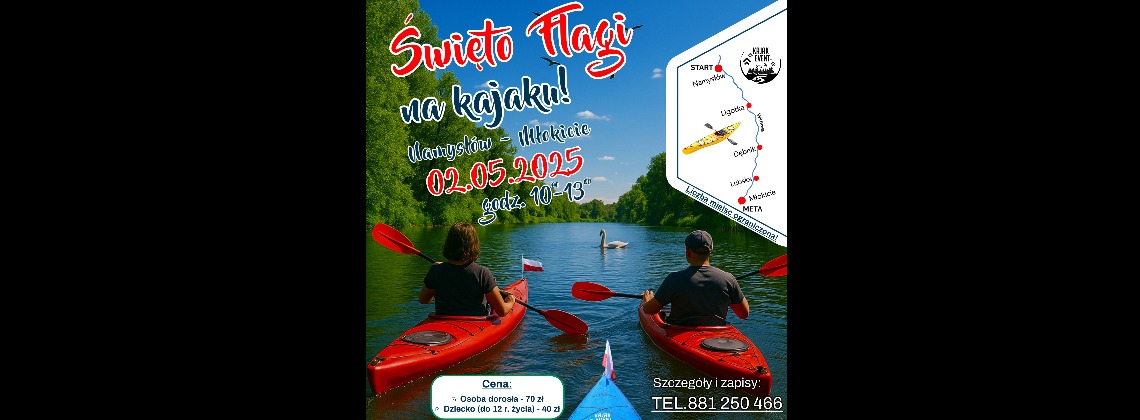 Święto Flagi na kajaku! 🛶  - cover